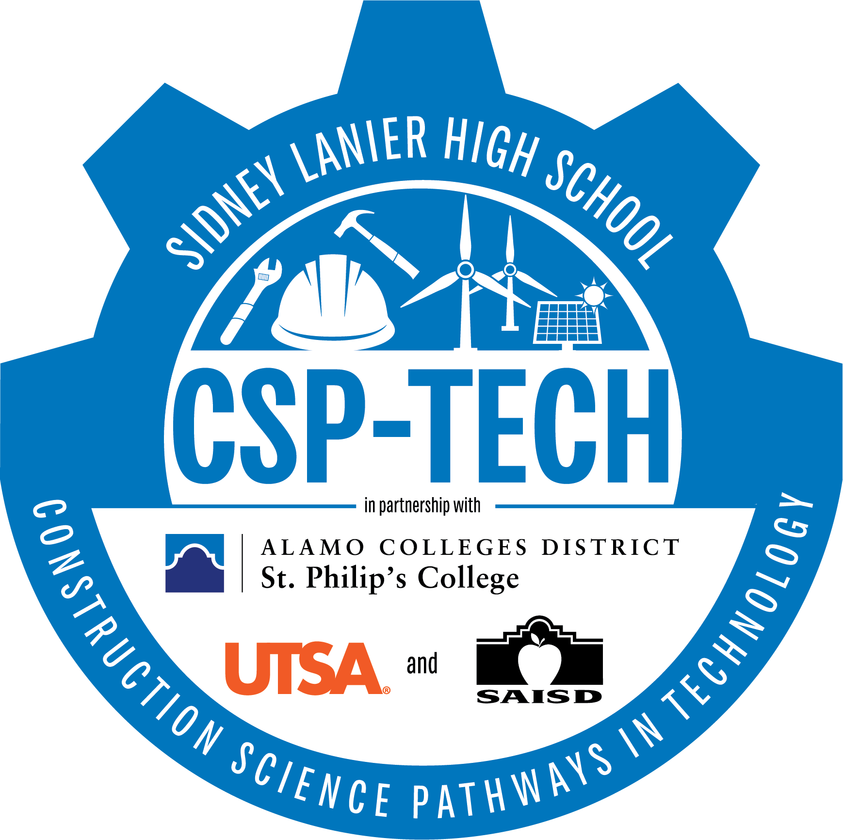 Lanier Construction Science Pathways in Technology P-Tech logo